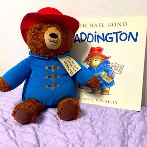 Paddington plush and hardcover book